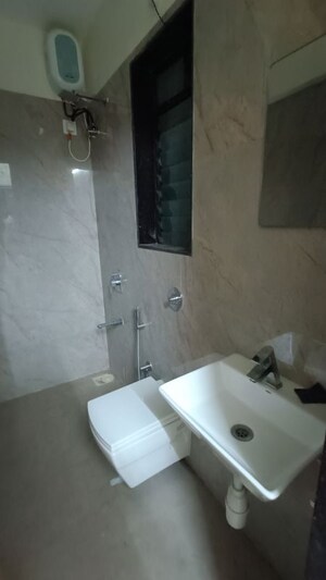 Bathroom in 1 BHK Apartment at Oxford Navrang Crystal, Goregaon West – for Rent