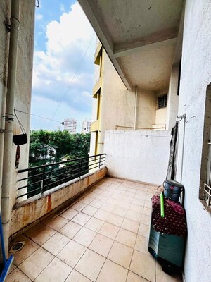 Balcony in 1 BHK Apartment at Wadgaon Sheri – for Rent