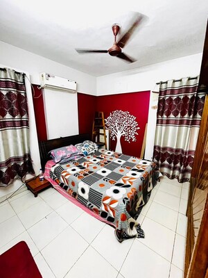 Bedroom in 1 BHK Apartment at Wadgaon Sheri – for Rent