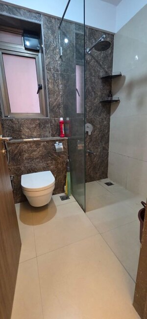 Bathroom in 2.5 BHK Apartment at Neelkanth Greens, Manpada – for Rent