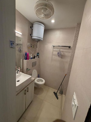Bathroom in 3 BHK Builder Floor at Ansal Sushant Apartments, Sushant Lok I – for Sale