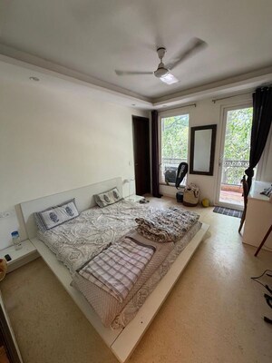 Bedroom in 3 BHK Builder Floor at Ansal Sushant Apartments, Sushant Lok I – for Sale