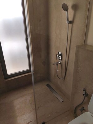 Bathroom in 3 BHK Apartment at Piramal Aranya Arav, Byculla – for Rent