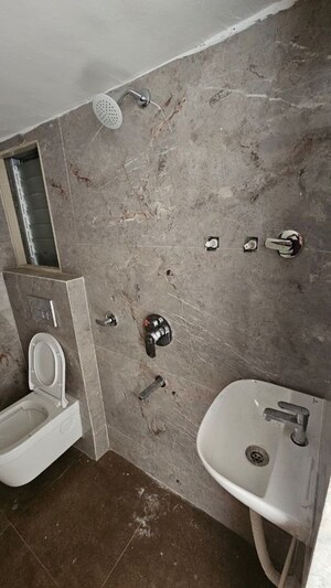 Bathroom in 2 BHK Apartment at Yash Yashraj Paradise, Kalyan East – for Rent