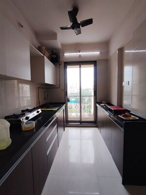 Kitchen in 1.5 BHK Apartment at Platinum Heritage, Ghodbunder Road – for Rent