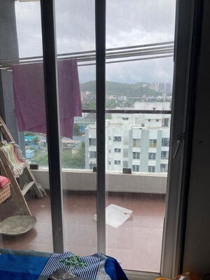 Balcony in 3 BHK Apartment at RR Lunkad 66 Avenue, Pimple Nilakh – for Rent