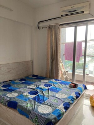 Bedroom in 3 BHK Apartment at RR Lunkad 66 Avenue, Pimple Nilakh – for Rent