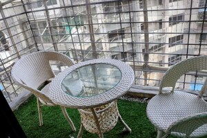 Bathroom in 3 BHK Apartment at Maitri Planet, Kharghar – for Rent