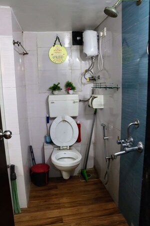 Bathroom in 3 BHK Apartment at Maitri Planet, Kharghar – for Rent