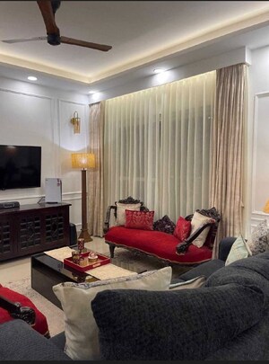 Living Room in 3 BHK Apartment at Mantri Webcity, Hennur – for Rent
