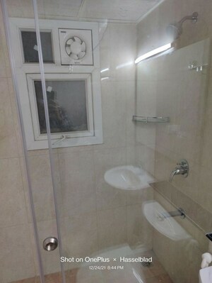 Bathroom in 2 BHK Apartment at Mantri Lithos, Thanisandra – for Rent