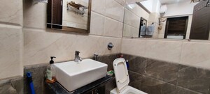Bathroom in 2.5 BHK Apartment at Sethia Kalpavruksh Heights, Kandivali West – for Rent