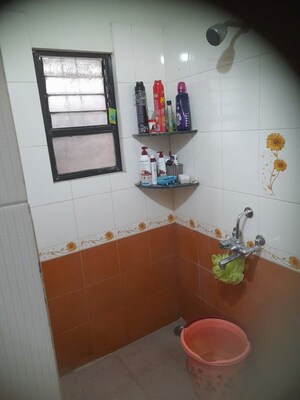 Bathroom in 1 BHK Apartment at Aundh Gaon – for Rent