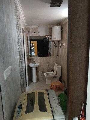 Bathroom in 3 BHK Apartment at Dwarka – for Rent