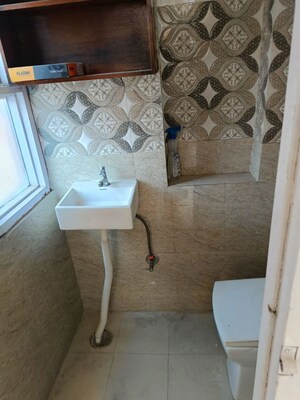 Bathroom in 3 BHK Apartment at Dwarka – for Rent