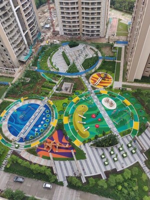 3 BHK Apartment – Map Location View at ABA Cleo County, Sector 121 - for Rent