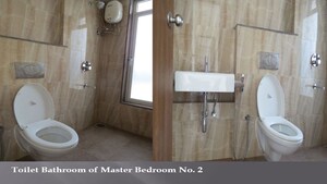 Bathroom in 3 BHK Apartment at Lodha Amara, Kolshet Road – for Rent