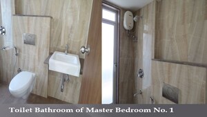 Bathroom in 3 BHK Apartment at Lodha Amara, Kolshet Road – for Rent