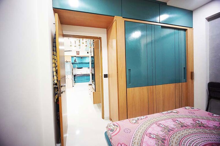 Bedroom, new ranip 2 Bedroom 1314 Sq.Ft. Apartment In New Ranip Ahmedabad 10497494