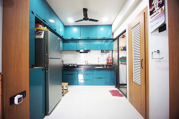 Kitchen, new ranip 2 Bedroom 1314 Sq.Ft. Apartment In New Ranip Ahmedabad 10497494