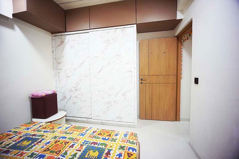 Bedroom, new ranip 2 Bedroom 1314 Sq.Ft. Apartment In New Ranip Ahmedabad 10497494