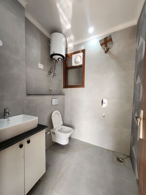 Bathroom in 3 BHK Builder Floor at Freedom Fighters Enclave – for Sale