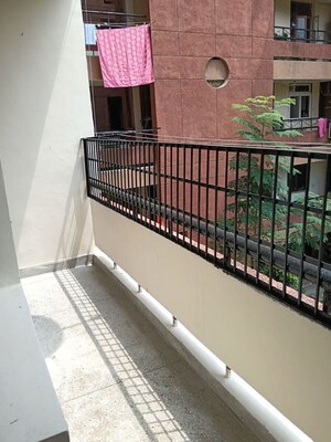 Balcony in 3 BHK Apartment at Dwarka – for Rent