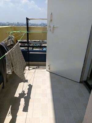 Balcony in 2 BHK Apartment at Harshad Ashok Nagar Phase II, Hadapsar – for Rent