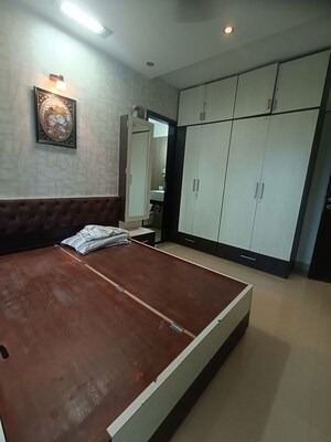 Master Bedroom in 2.5 BHK Apartment at Rustomjee Urbania Astraea, Majiwada – for Rent
