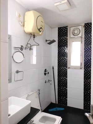 Bathroom in 3 BHK Apartment at Dwarka – for Rent