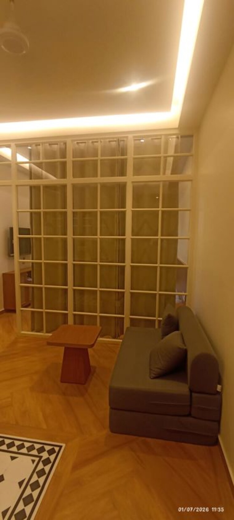 Living Room, ansal-api-happy-homes 1 Bedroom 850 Sq.Ft. Apartment In Sector 42 Gurgaon 10497621