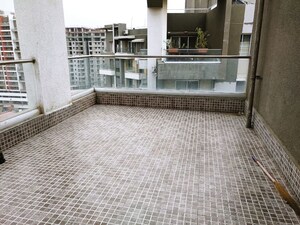 Balcony in 2 BHK Apartment at Axis Paradigm Whistling Meadows, Paud Road – for Rent