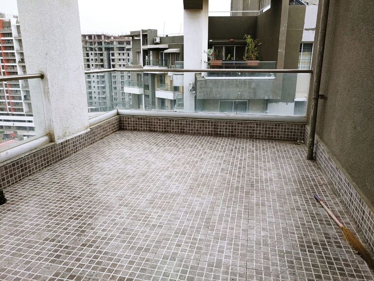 Balcony, axis-paradigm-whistling-meadows 2 Bedroom 1000 Sq.Ft. Apartment In Paud Road Pune 10497543