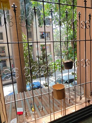 Balcony in 1 BHK Apartment at Highland Pearl, Thane West – for Rent