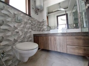 Bathroom in 4 BHK Apartment at Vasant Vihar – for Rent