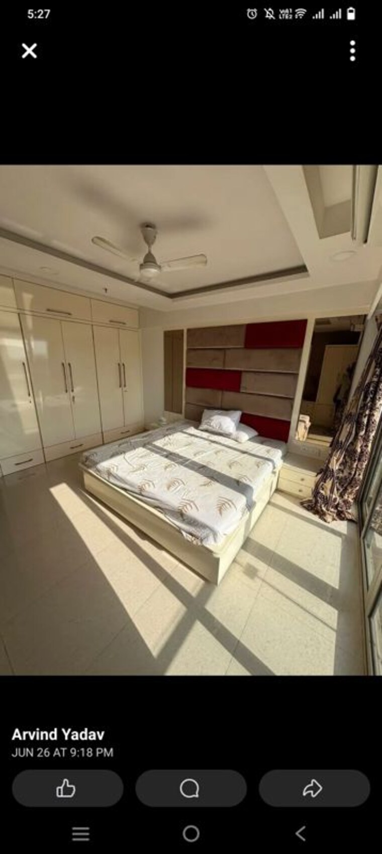 Bedroom, olive-apartment 3 Bedroom 1200 Sq.Ft. Apartment In Nalasopara West Palghar 10497833