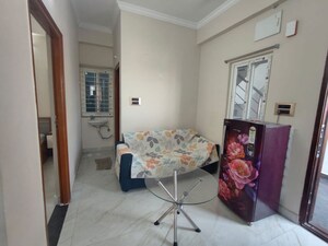 Living Room in 1 BHK Apartment at Golden Tulip Kondapur, Kondapur – for Rent