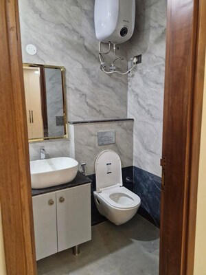 Bathroom in 1 BHK Builder Floor at Neb Sarai – for Rent