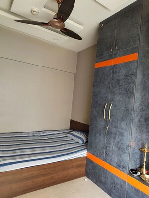 Bedroom in 2 BHK Apartment at Bhartiya City Nikoo Homes II, Thanisandra Main Road – for Rent