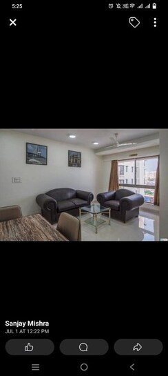 2 BHK + Pooja Room Apartment For Sale in Aakash Ganga CHS