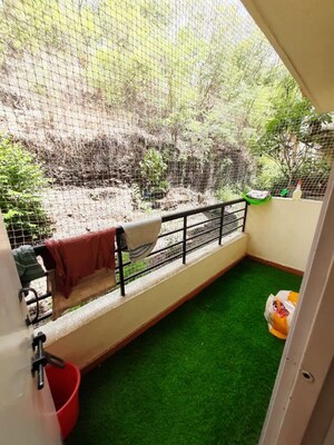 Balcony in 2 BHK Apartment at The Construction Westend Village, Kothrud – for Rent