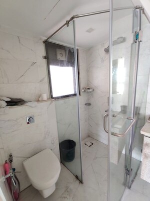 Bathroom in 3 BHK Apartment at Runwal Bliss, Kanjurmarg East – for Rent