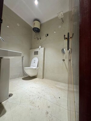 Bathroom in 2 BHK Apartment at Chattarpur – for Rent
