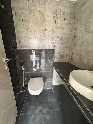 Bathroom in 2 BHK Apartment at Ajmera Boulevard, Malad West – for Sale