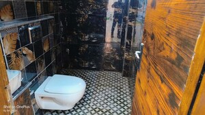 Bathroom in 3 BHK Apartment at Dwarka – for Rent