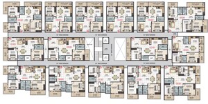 Master Plan in 3 BHK Apartment at Aadhava Elite Homes, Narayanapura – for Sale