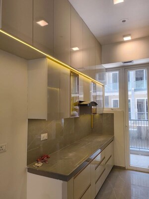Kitchen in 3.5 BHK Builder Floor at M3M Antalya Hills, Sector 79 – for Rent