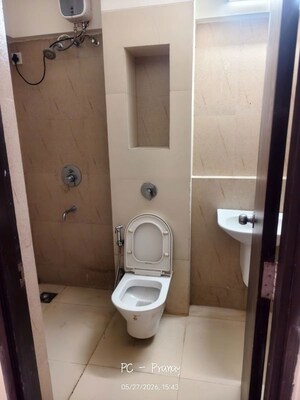 Bathroom in 3 BHK Apartment at Lodha Splendora, Ghodbunder Road – for Rent