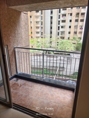 Balcony in 3 BHK Apartment at Lodha Splendora, Ghodbunder Road – for Rent