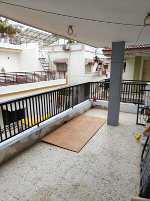 Balcony in 1 BHK Villa at Jivraj Park – for Rent